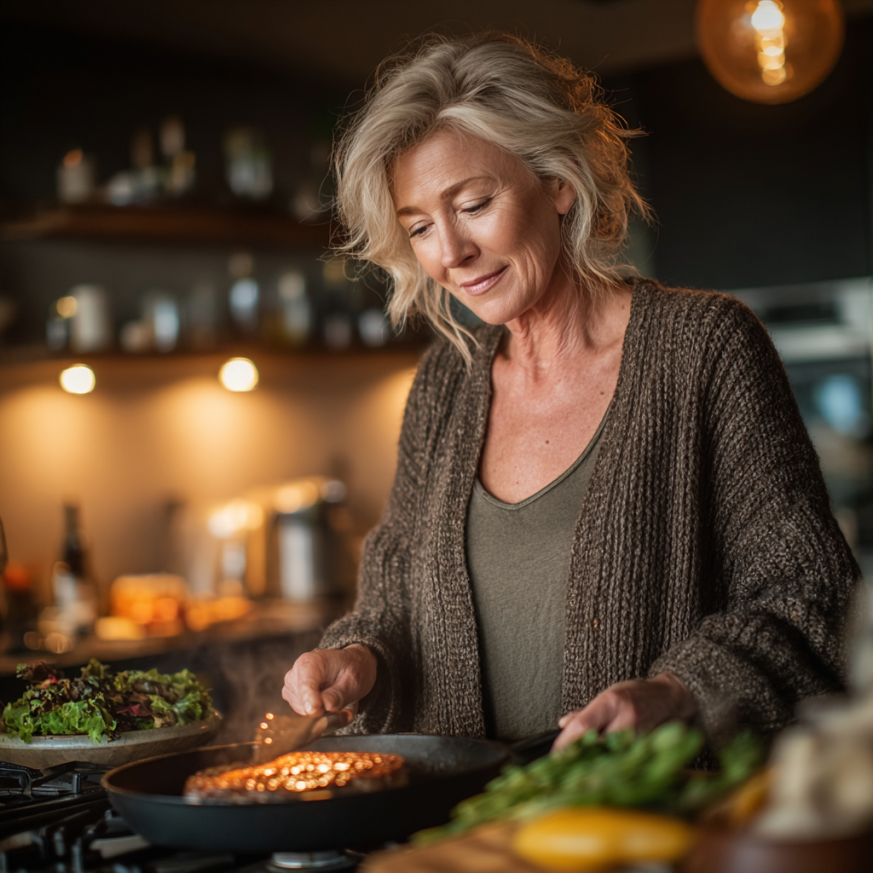 Specialist în nutriție consultând un senior