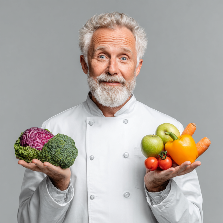 Seniori bucurându-se de o masă sănătoasă împreună